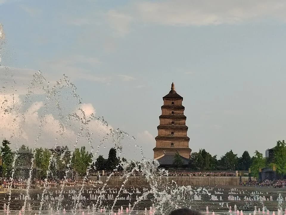 The Big Wild Goose Pagoda in Xi'an